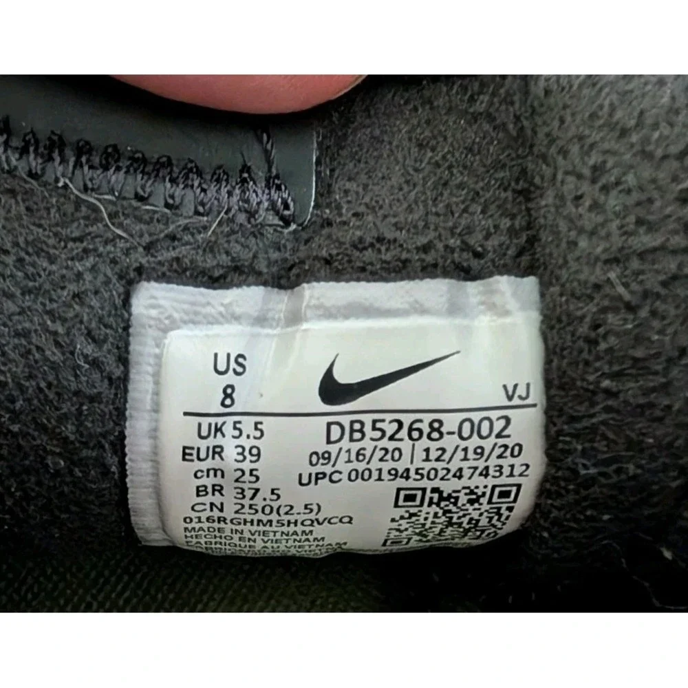 Nike Air Max Viva DB5268-002 Black Iron Gray Suede Women's Sneaker Shoes Size 8